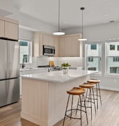 Alpine Landing Townhomes in Garden City, Idaho Model Kitchen