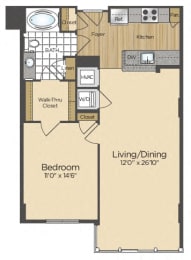 1 bedroom Apartments - 909 at Capitol Yards Washington, DC