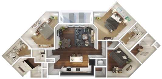  Floor Plan Wisteria