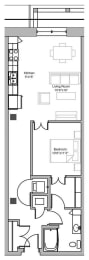 Floor Plan  A Mill_Floor Plan at A-Mill Artist Lofts, Minnesota