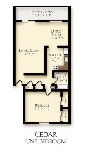 Floor Plan  apartments for rent one and two bedroom at tree haven apartments in aberdeen matawan nj best apartments monmouth county nj