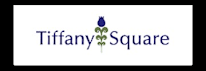 A logo with the text "Tiffany Square" and a flower graphic.