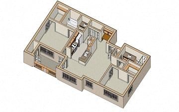  Floor Plan 2x2