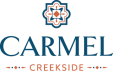 a logo for carmel creek creekside