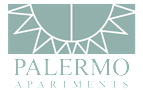 The image is a logo for Palermo Apartments.