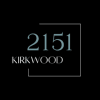 a logo with the words kirkwood on a black background
