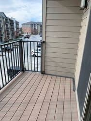 Scenic views from a spacious patio or deck in 1 bedroom apartment for rent at The Flats at 84 best apartments Lincoln NE 68516