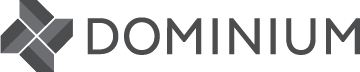 Dominium_All Black Horizontal Company Logo