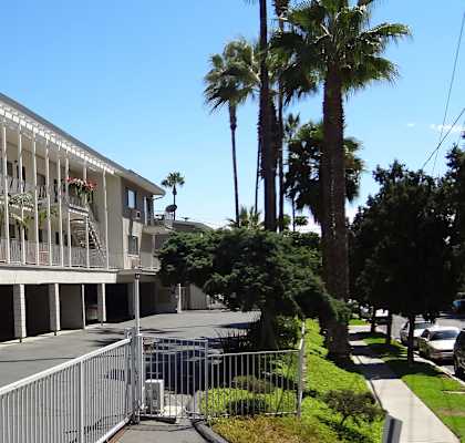 a view of our building from the street
