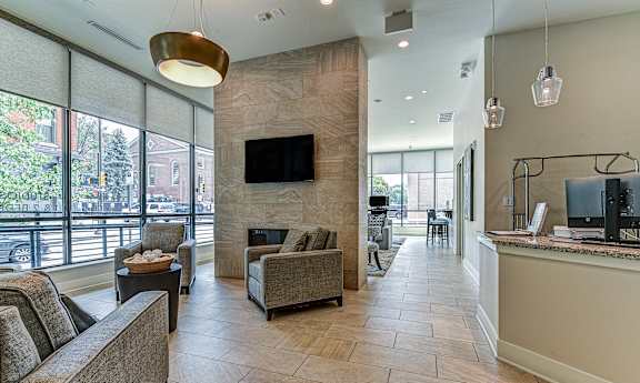 Lobby Area at The View at Old City, Philadelphia