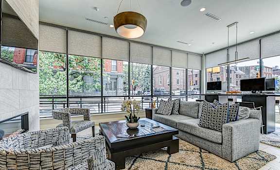 Lobby at The View at Old City, Philadelphia, Pennsylvania