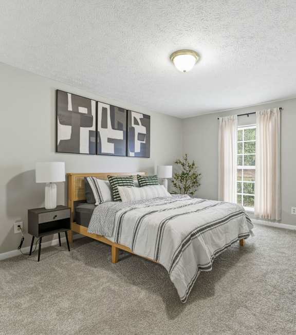 Cozy bedroom at The Reserve at Brookhaven, Atlanta, GA, 30329