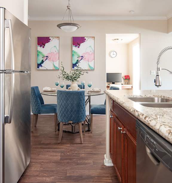 Kitchen with sink at Montecito Pointe Apartments, Las Vegas, 89166