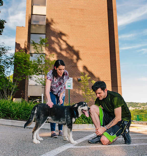 pet friendly at Walnut Towers at Frick Park, Pennsylvania