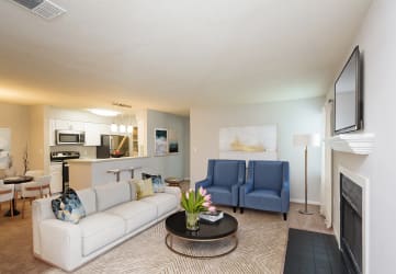 Living room area at Palmetto Place Apartments, South Carolina