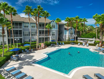 Swimming Pool at Ocean Park Apartments in Jacksonville. FL