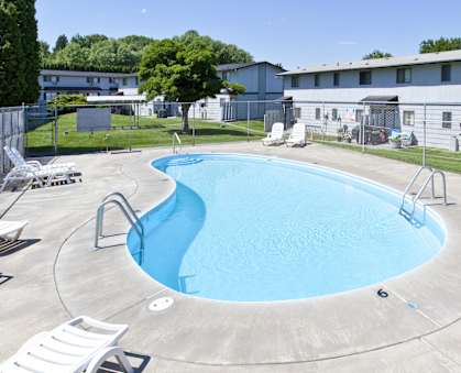 our apartments have a large pool for residents to enjoy