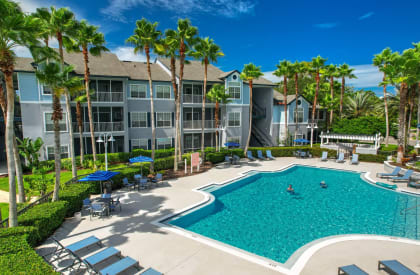 Swimming Pool at Ocean Park Apartments in Jacksonville. FL