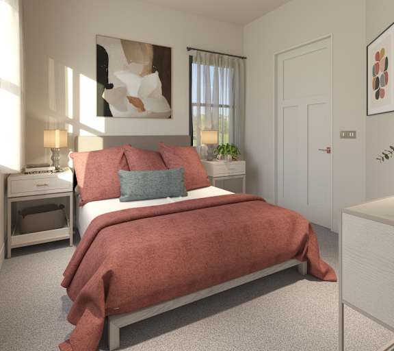 Bedroom at Greenwood Commons Apartments, Delaware
