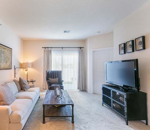 Living Room at Aventura at Mid Rivers, St. Charles, Missouri