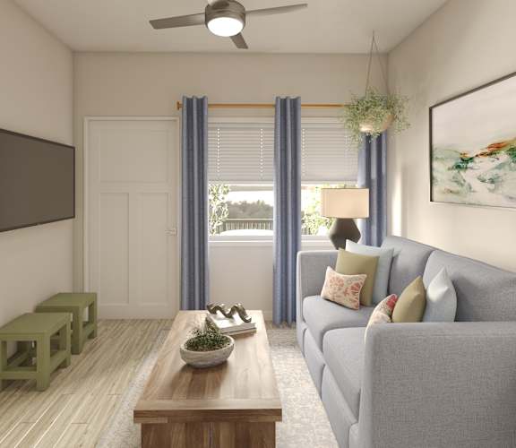 Resort Style Living Rooms at Greenwood Commons Apartments, Delaware