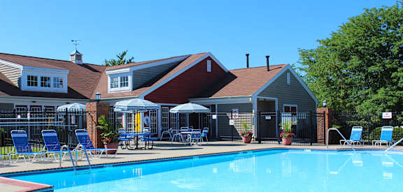 Steeplechase Pool at Steeplechase Apartments, Loveland, Ohio