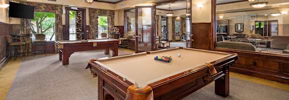 Social Center at Scottsmen Apartments, California