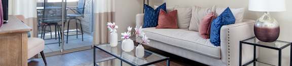 Furnished Living Room at Montecito Pointe Apartments, Las Vegas, NV, 89166