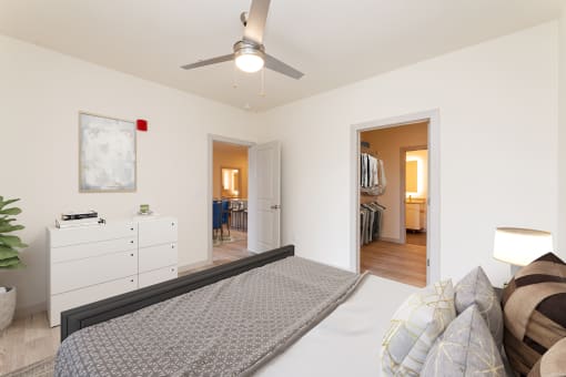Master Bedroom at Circ Apartments in Richmond, VA 23220