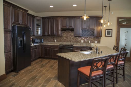 Fully Equipped Kitchen at The Tuscany on Pleasant View, Madison, WI, 53717
