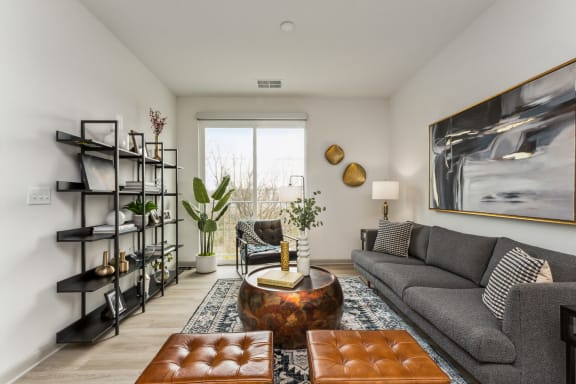 Living Space Plenty Of Natural Light At Rocketts Landing Apartments, PRG Real Estate, Richmond, Virginia