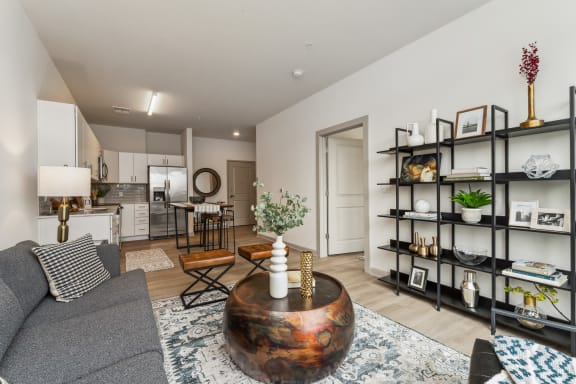 Living Space Plenty Of Natural Light At Rocketts Landing Apartments, PRG Real Estate, Richmond, Virginia