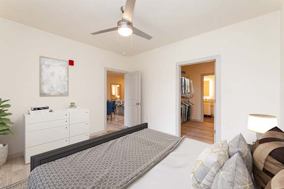 Master Bedroom at Circ Apartments in Richmond, VA 23220