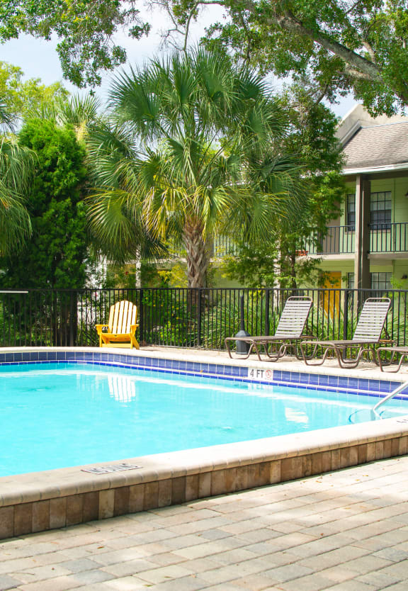 Outdoor Swimming Pool at Fernwood Grove Apartments, Tampa, Florida