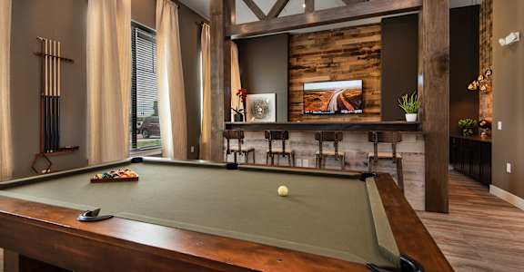 Pool table at Watermark at Harvest Junction, Colorado