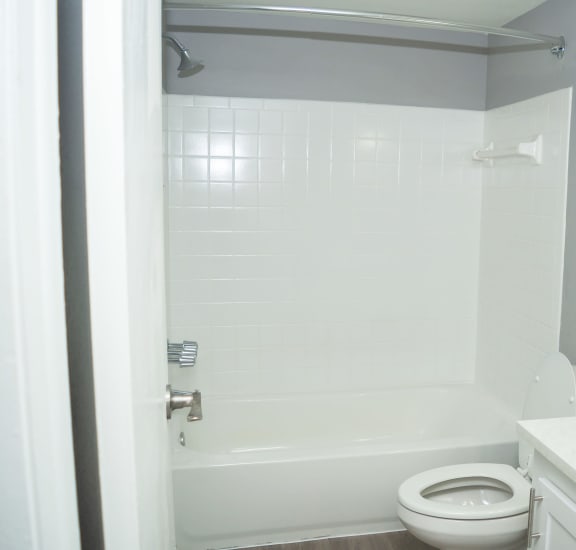 Bathroom With Bathtub at Fernwood Grove Apartments, Tampa, FL