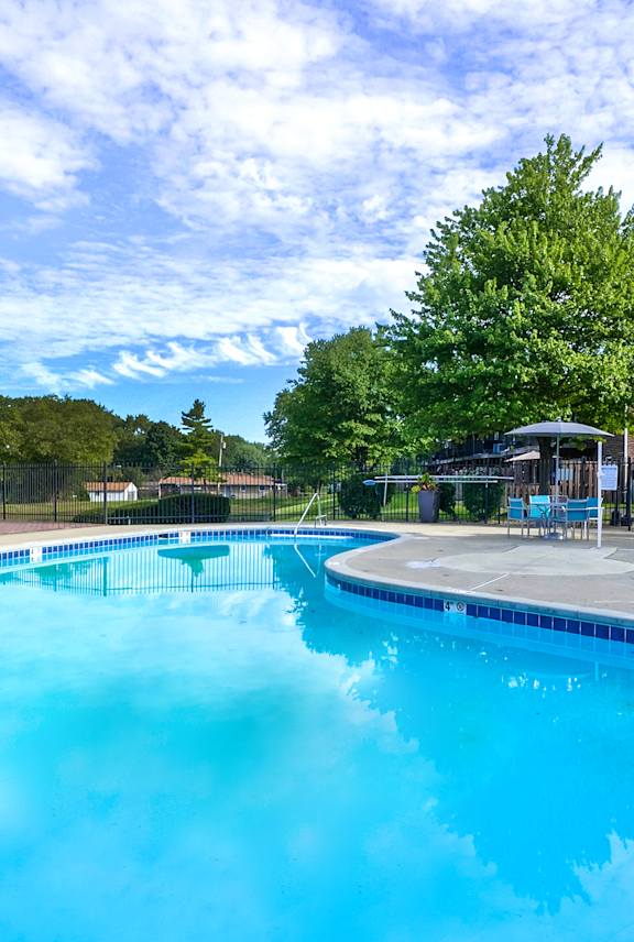 Crystal Clear Swimming Pool at Meridian Court South, Indianapolis