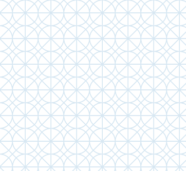 geometric pattern of circles and lines on a white background