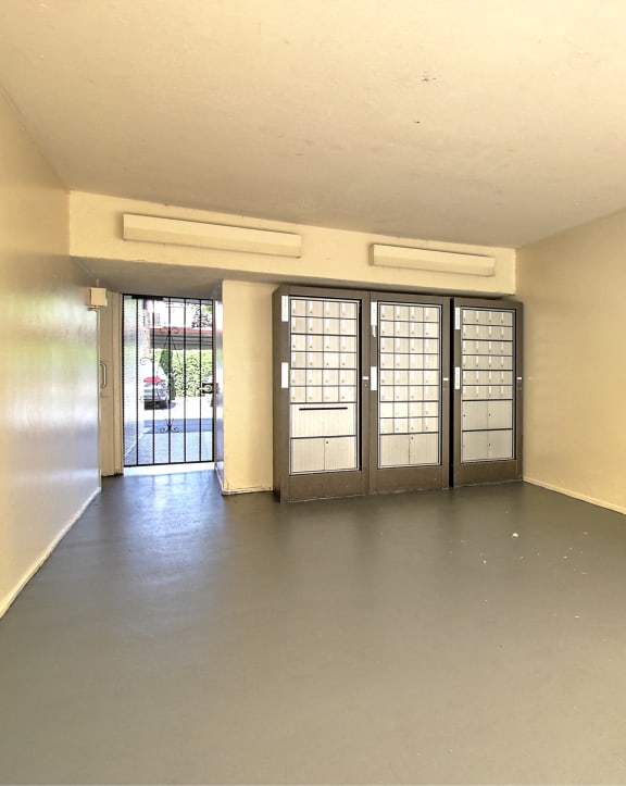 Mail Room at The Courtyard Apartments in Redwood City, CA