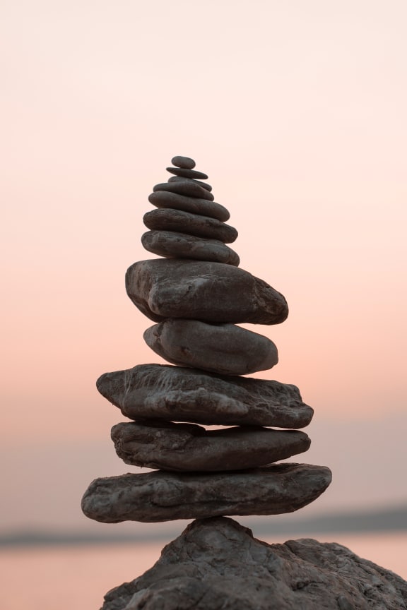 Balance Stones at The Blairs, Maryland