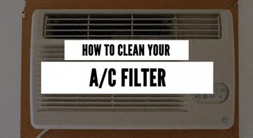 how to clean your air filter in a air conditioner