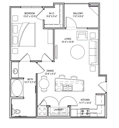 1 bed 1 bath G at Audubon Park Apartment Homes, Zachary, 70791