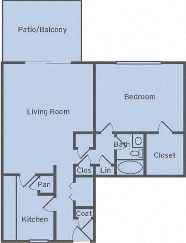 A2 Floor Plan at The Mason Mills Apartments, Decatur, GA