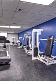 Modern Fitness Center at Highland Club Apartments, Watervliet, NY