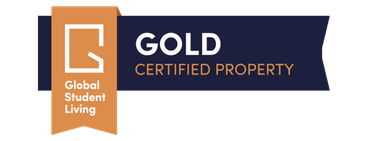 A logo with ribbon that says Gold Certified Operator.