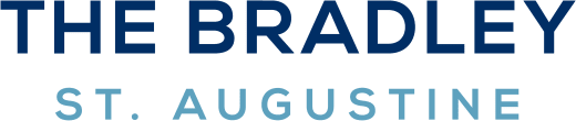 an image of the logo in blue against a black background