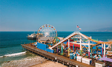 Santa-Monica-Pier-And-Beach-Oceanside