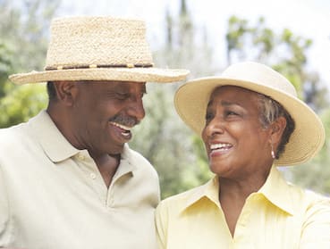 happy couple enjoying life