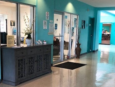 gorgeous lobby at Deedco Gardens Apartments for Seniors in Homestead Florida