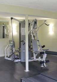 a picture of the exercise equipment in the fitness center at harvard medical school